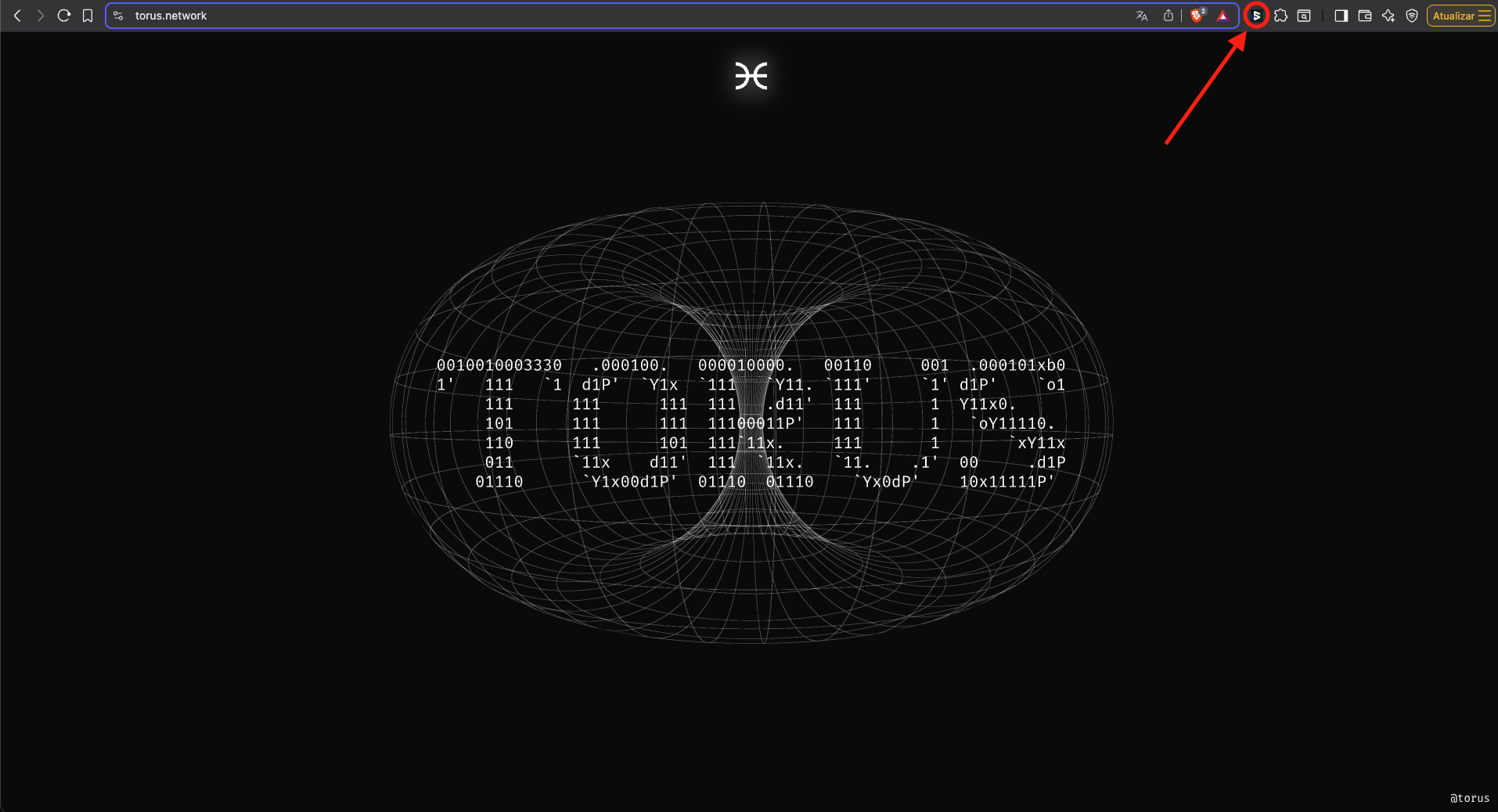 SubWallet extension activated in Brave browser